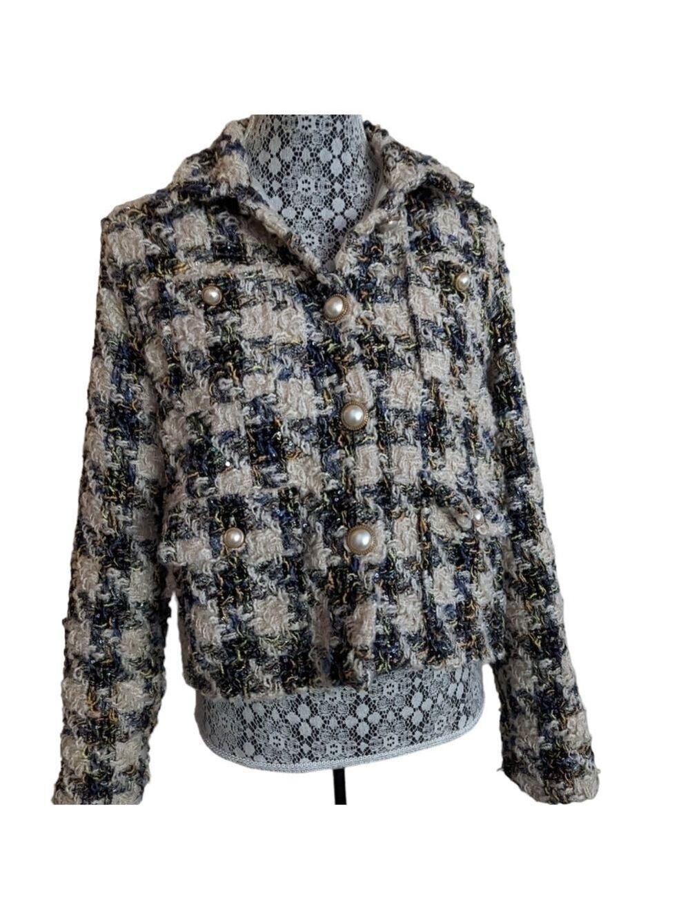 Tweed Blazer Jacket